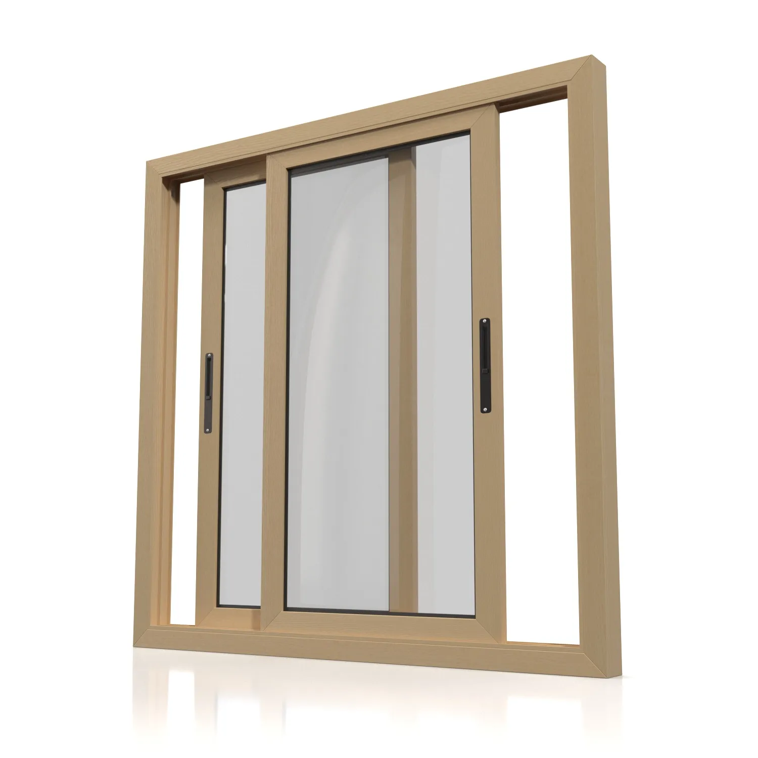 Horizontal Sliding Windows PBR 3D Model_04